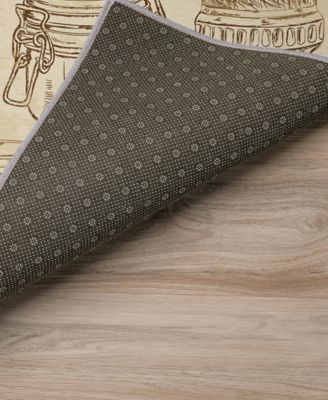 Kendall Kitchen Washable KE18 3' x 5' Area Rug