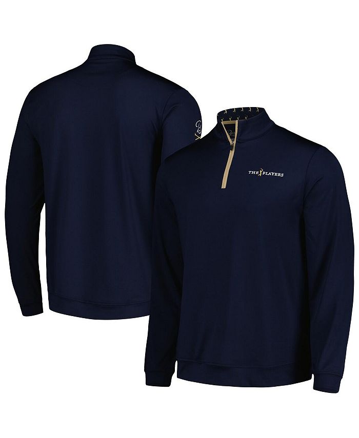 Barstool Golf Men's Navy THE PLAYERS Printed QuarterZip Jacket Macy's