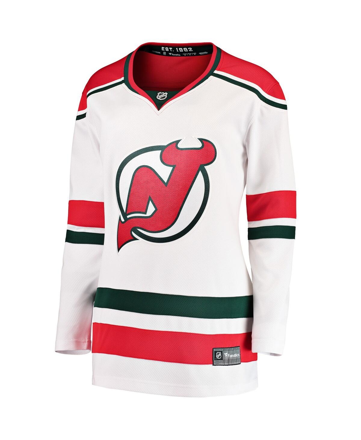 Women's FanaticsNew Jersey Devils 2022/23 Heritage Premier Breakaway Jersey - White