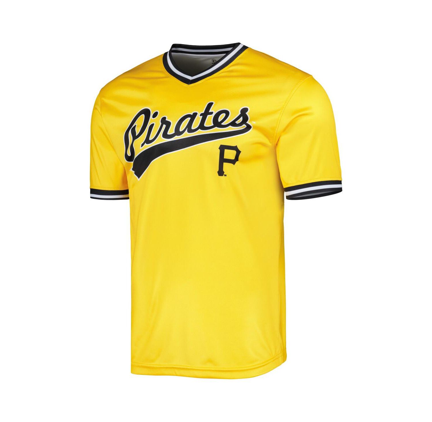 Men's Yellow Pittsburgh Pirates Cooperstown Collection Team Jersey