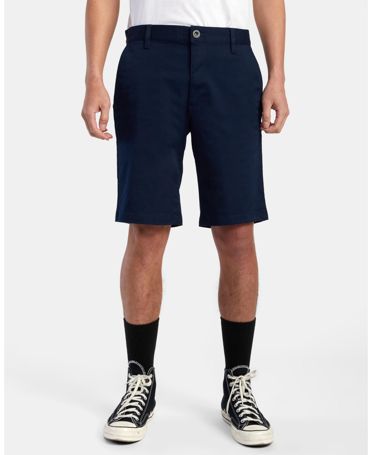 Rvca Men's Weekend Stretch Chino Shorts In Navy Marine