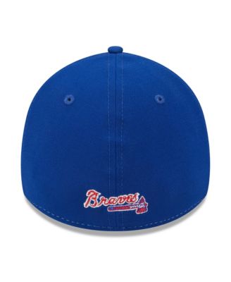 Men's White and Royal Atlanta Braves 2023 City Connect 39THIRTY Flex Fit Hat
