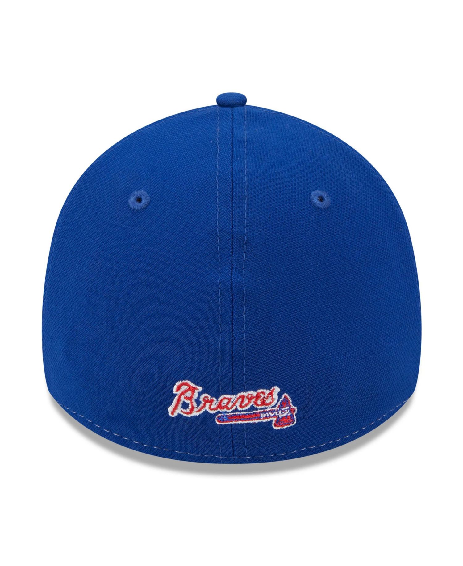 Men's White and Royal Atlanta Braves 2023 City Connect 39THIRTY Flex Fit Hat