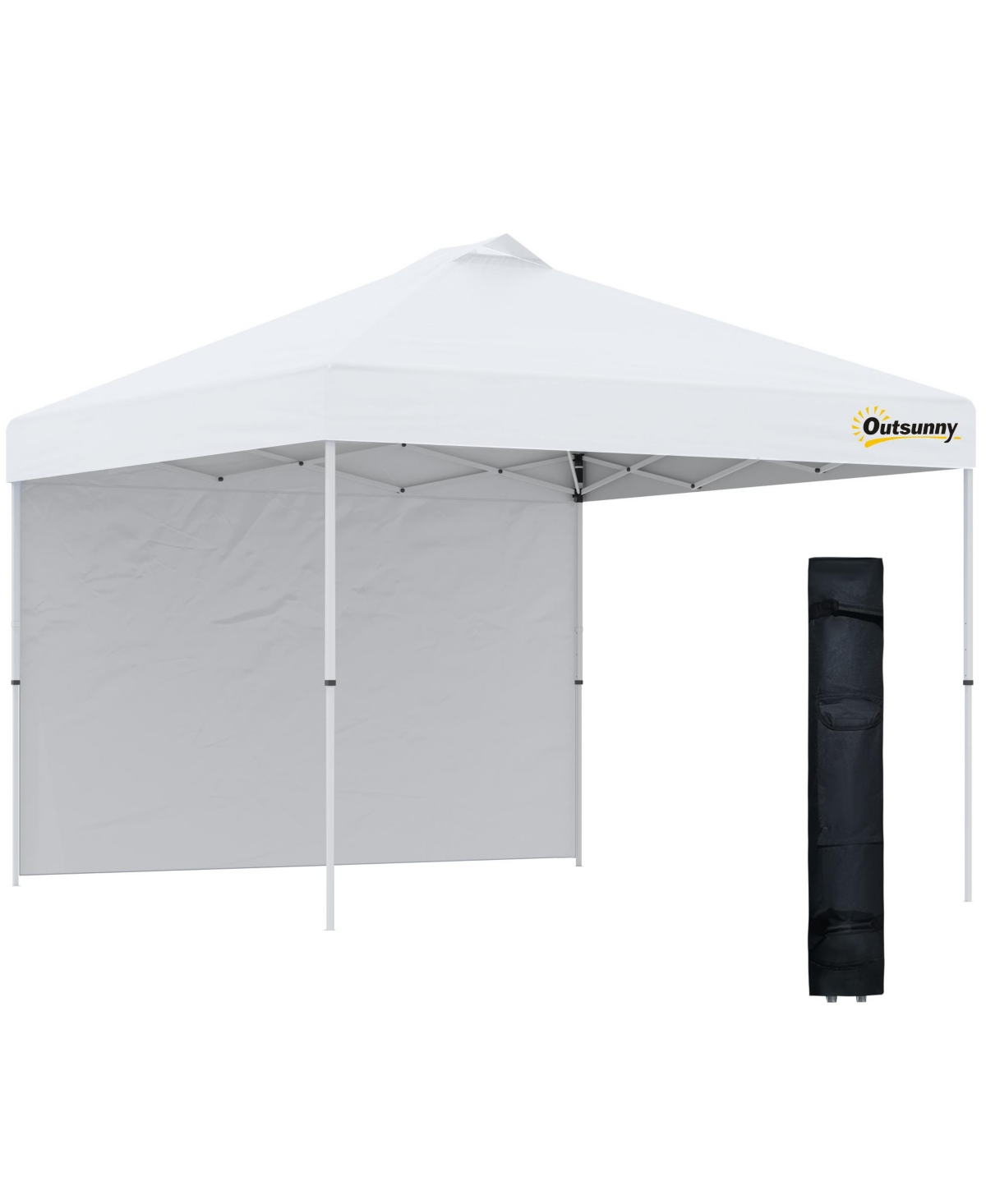 Outsunny 10' x 20' Carport, Portable Garage & Patio Canopy Tent, Adjustable  Height, Anti-UV Cover for Car, Truck, Boat, Catering, Wedding, Gray