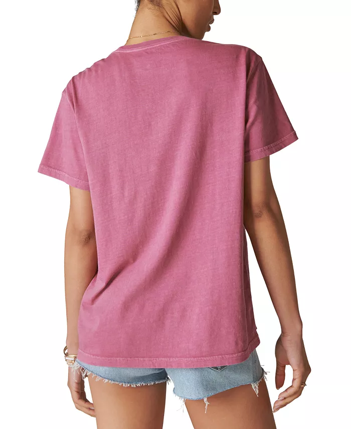 Women's Butterfly Garden Boyfriend T-Shirt - thumbnail 2