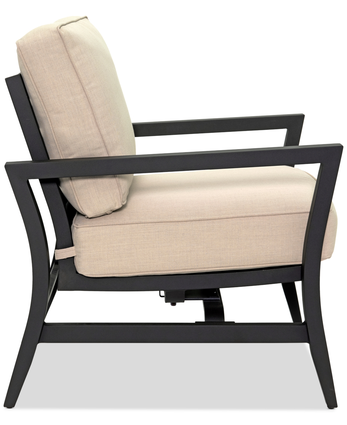 Agio Astaire Outdoor Rocker Club Chair, Created For Macy's In Solartex Linen