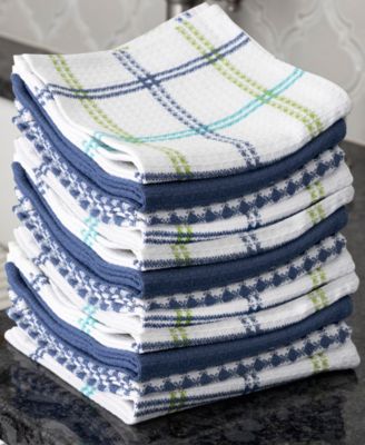 Coordinating Flat Waffle Weave Dish Cloth, Set of 12