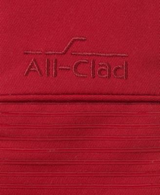 Ribbed Silicone Cotton Twill Oven Mitt, Set of 2