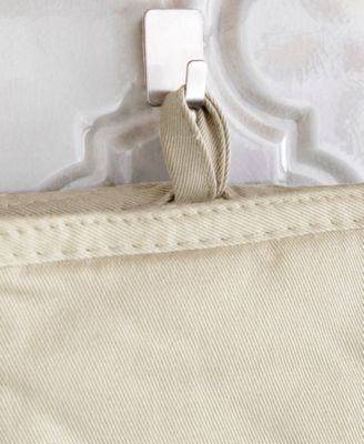 Ribbed Silicone Cotton Twill Oven Mitt, Set of 2