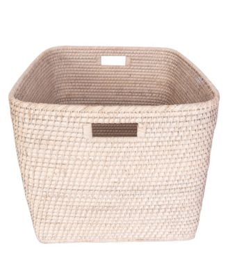 Family Basket with Cutout Handles