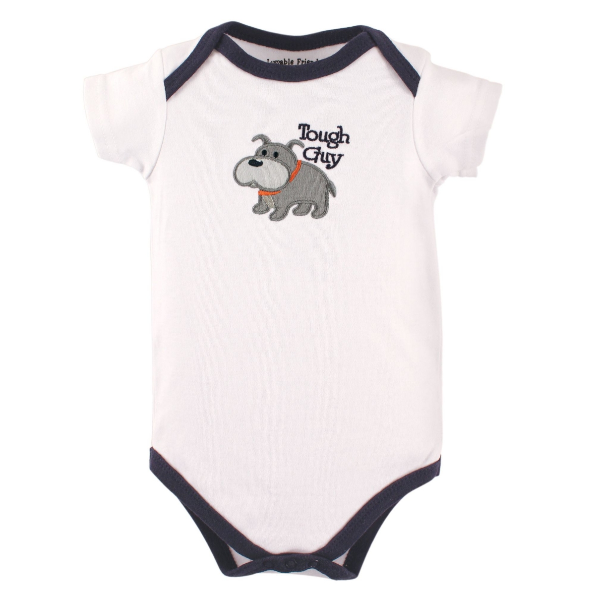 Luvable Friends Baby Boys Baby Cotton Bodysuits 5pk,- Dog
