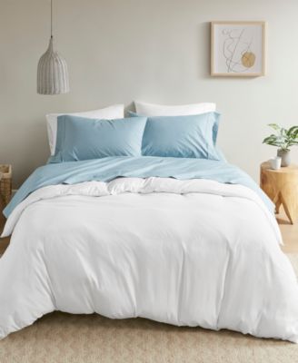 Peached Cotton Percale 4-Pc. Sheet Set, California King