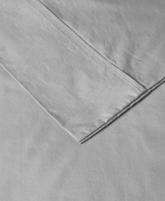 Peached Cotton Percale 3-Pc. Sheet Set, Twin