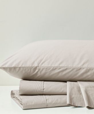 Madison Park Peached Cotton Percale 4-Pc. Sheet Set, Queen