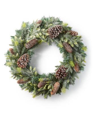 Holiday Lane - Green House Pine Leaf Wreath