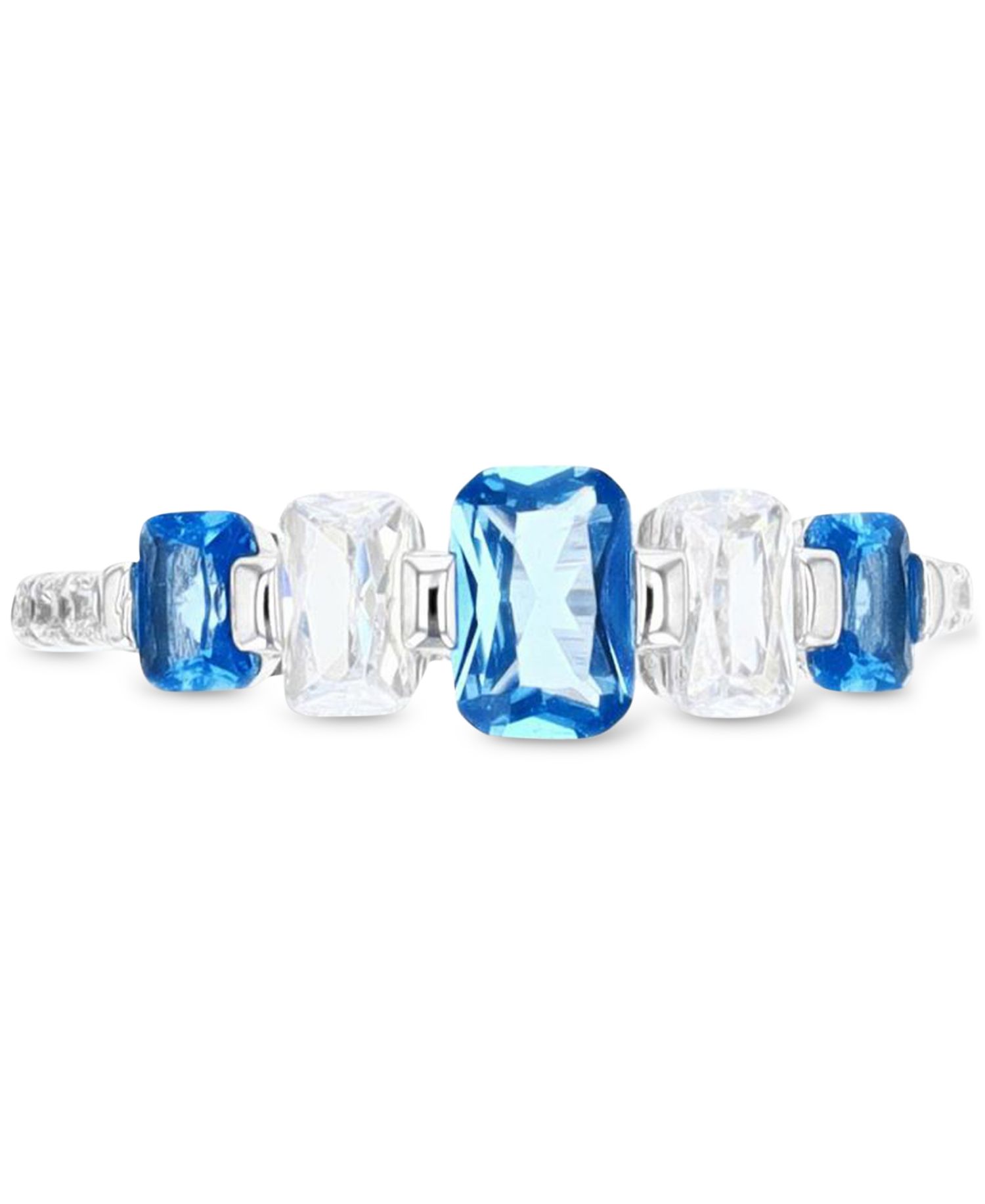 Lab-Grown Spinel (1-1/20 ct. t.w.) & Cubic Zirconia Ring in Sterling Silver