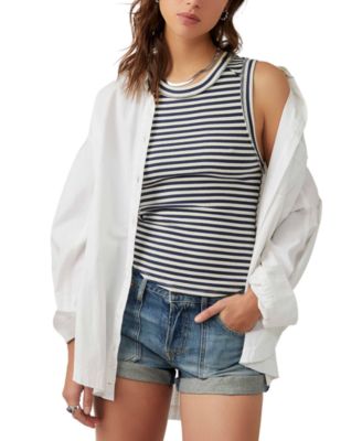 Women's Kate Striped Sleeveless Tee