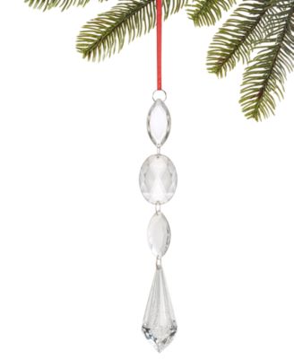 Holiday Lane - Jeweled Elegance Glass Icicle Ornament