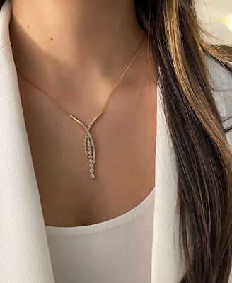 Le Vian Diamond Fancy 18 Silver diamond necklace Engagement