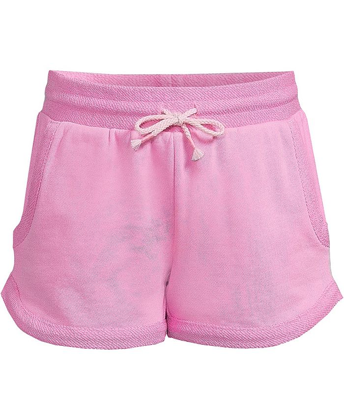 Lands' End Girls Terry Cloth Pull On Sweat Shorts - Macy's