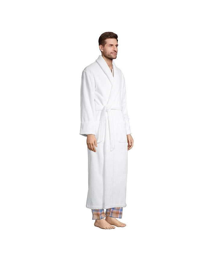 Lands' End Men's Full Length Turkish Terry Robe Macy's