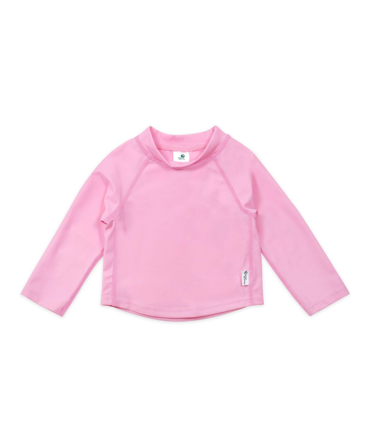 Green Sprouts Baby Boys Or Baby Girls Long Sleeve Rashgaurd Shirt Upf 50 In Light Pink