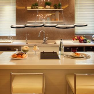 Streamdale Furniture Simplie Fun LED Lights 55W Flush Mount Ceiling ...