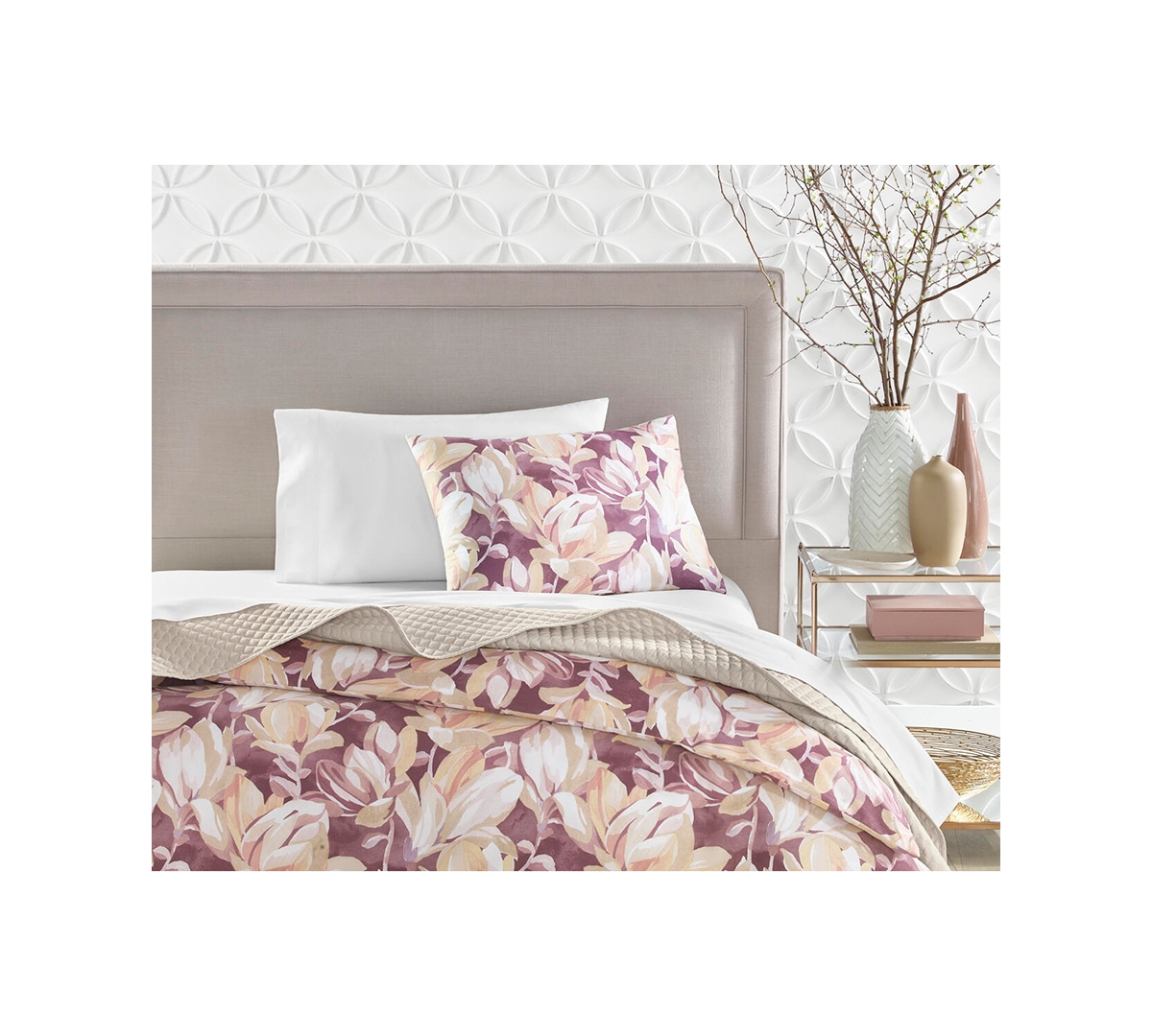 Last Act! Charter Club Damask Designs Magnolia 3-Pc. Comforter Set, Full/Queen, Exclusively at Macy's