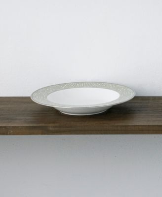 Infinity Green Platinum 4 Piece Soup Bowl Set 12 oz, Service for 4