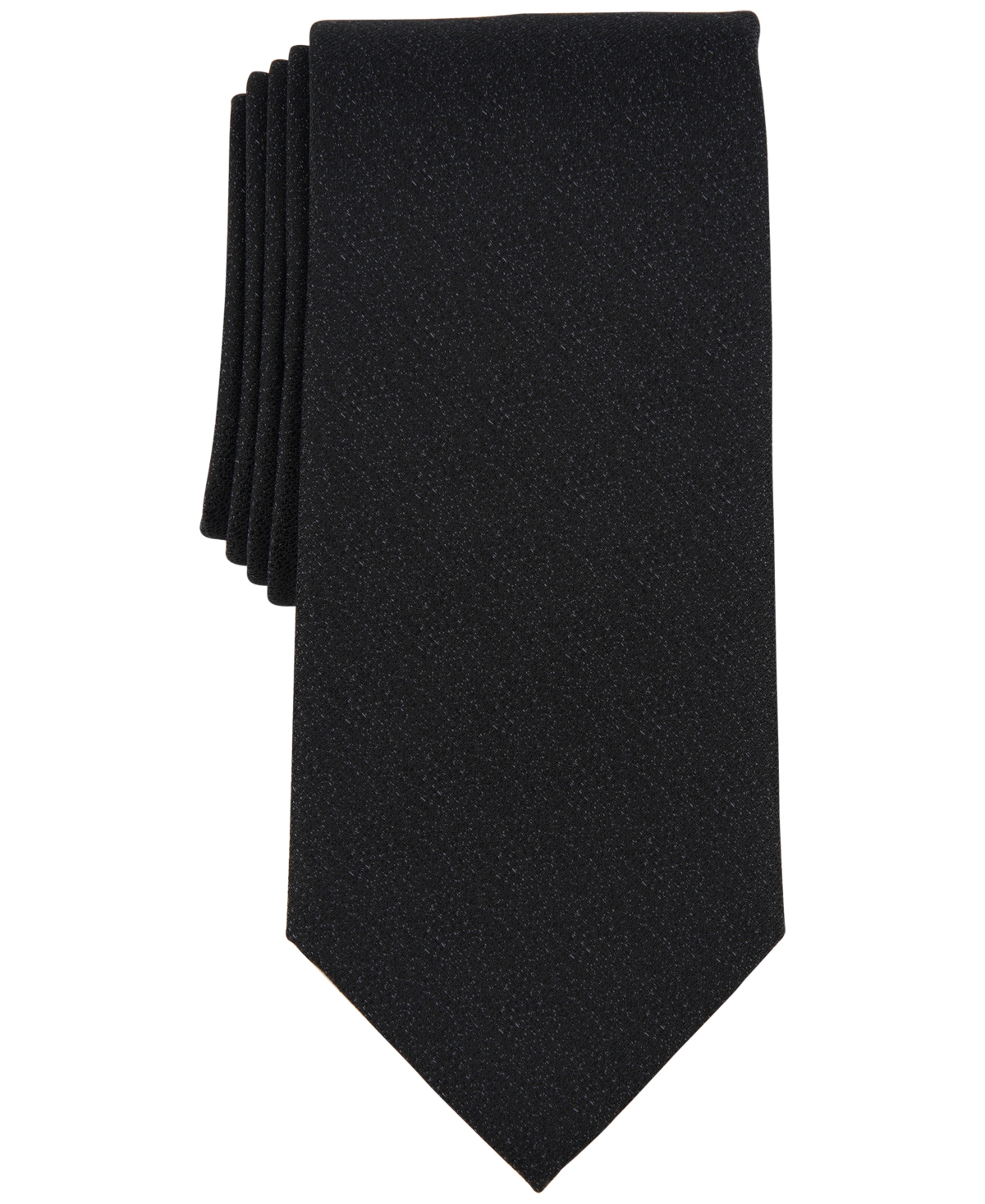 Shop Michael Kors Men's Bronson Solid Tie In Black