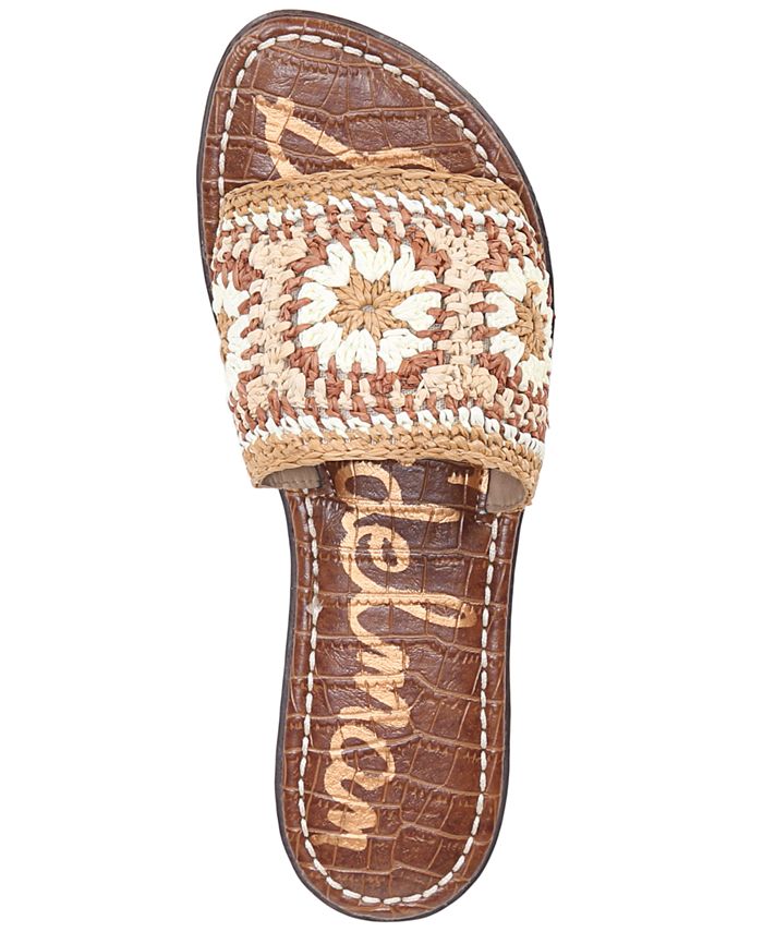 Sam Edelman Women's Gracey SlipOn Crochet Slide Sandals Macy's
