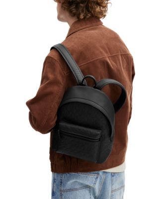 COACH Charter Backpack 24 In Signature Leather - Macy