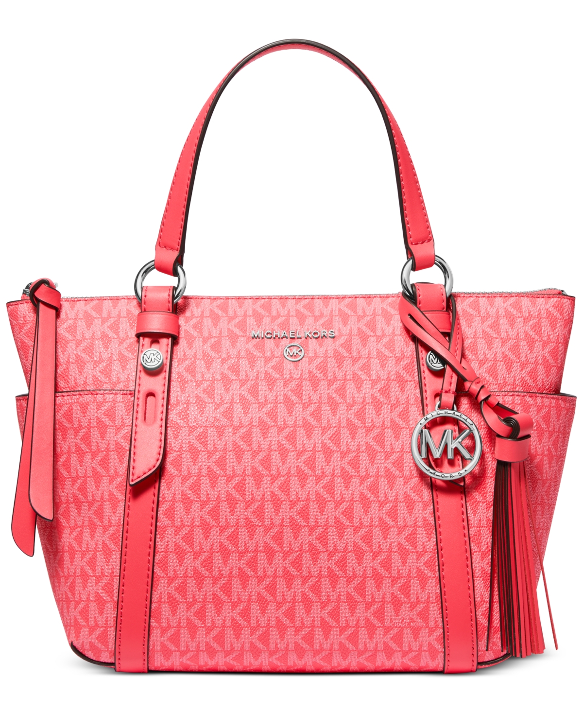 MICHEAL KORS 
 キャンバス トートミディアム カバン MICHAEL KORS MK5885 Parker Chronograph Rose Gold Bezel Black
