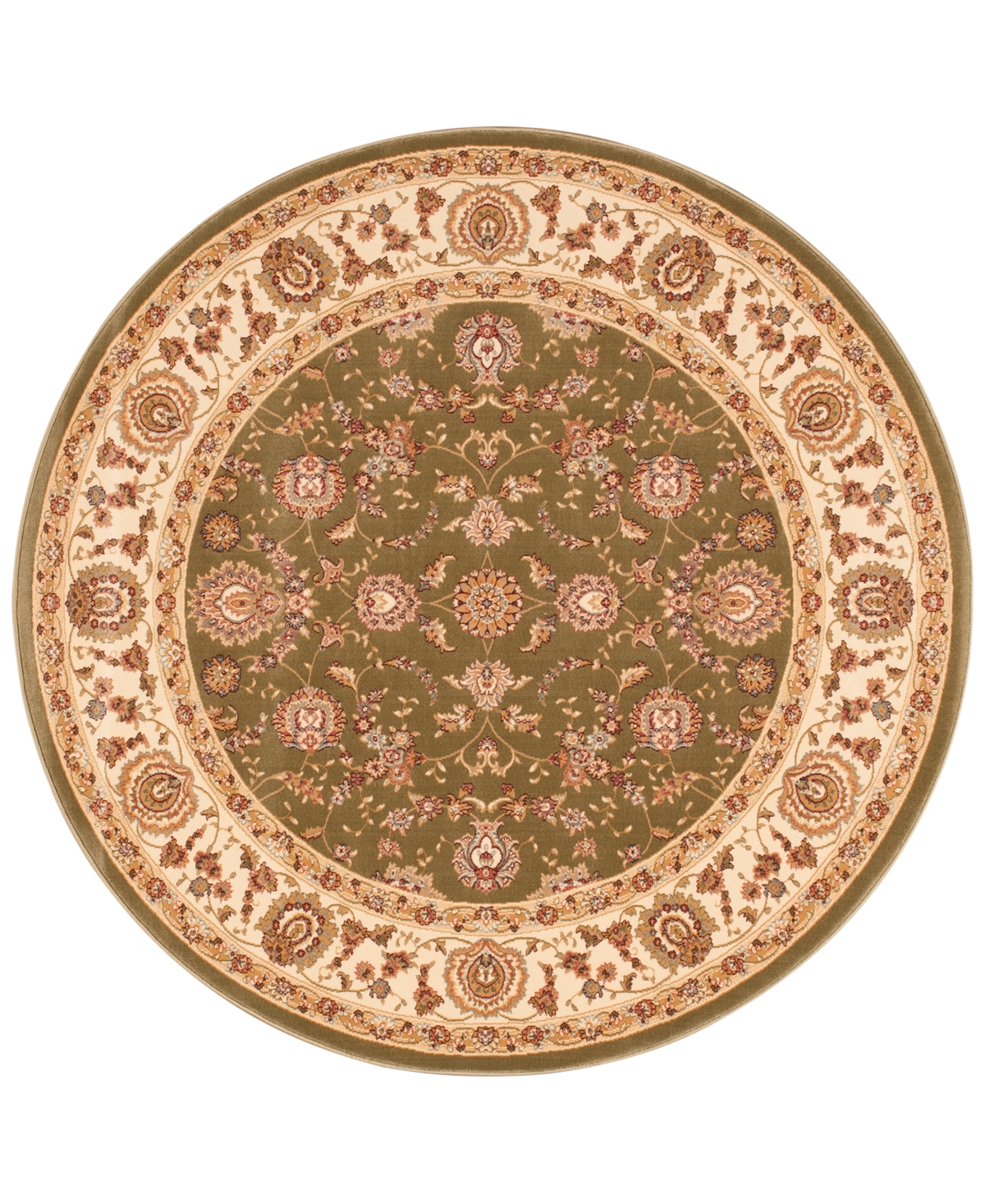 kathy ireland Home Ephesus Anatolia 7'10in Round Rug, Created for Macy's - Sage