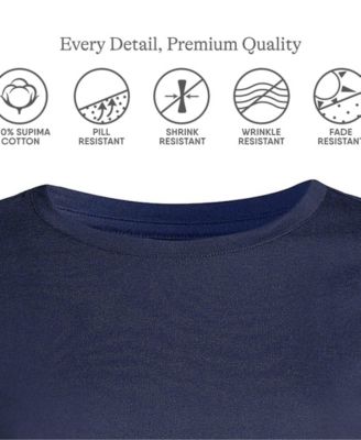 Women's Tall Relaxed Supima Cotton Long Sleeve Crew Neck T-Shirt