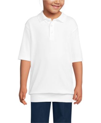 Girls Short Sleeve Banded Bottom Polo Shirt