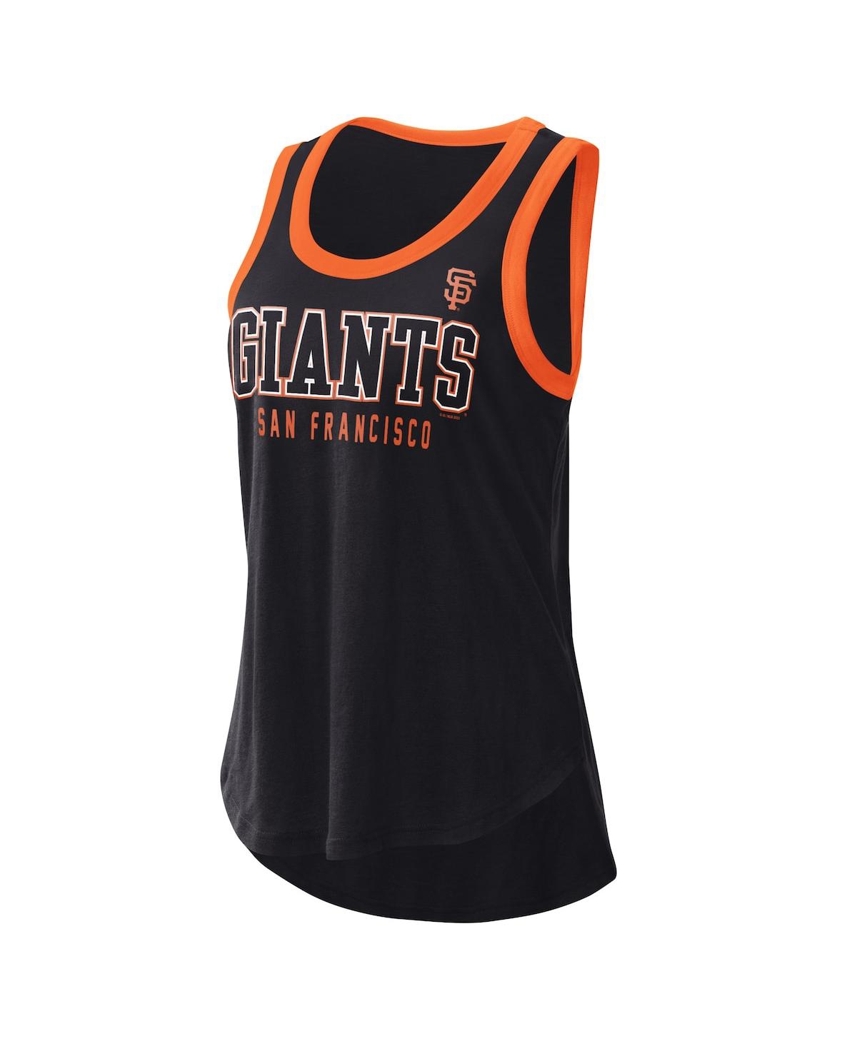 G-iii 4her By Carl Banks Women's  Black San Francisco Giants Clubhouse Tank Top