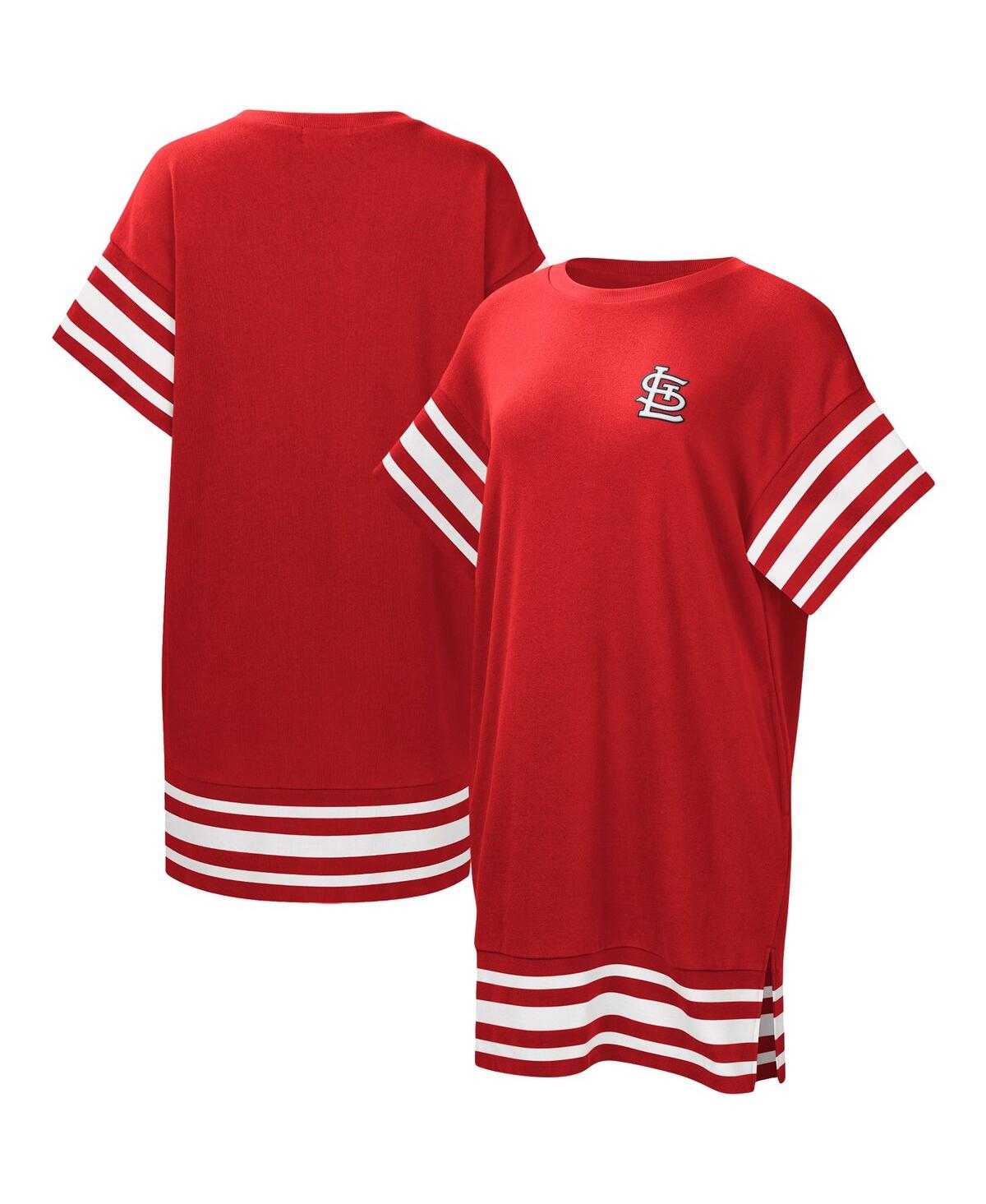 Touché Women's Touch Red St. Louis Cardinals Cascade T-shirt Dress In Red