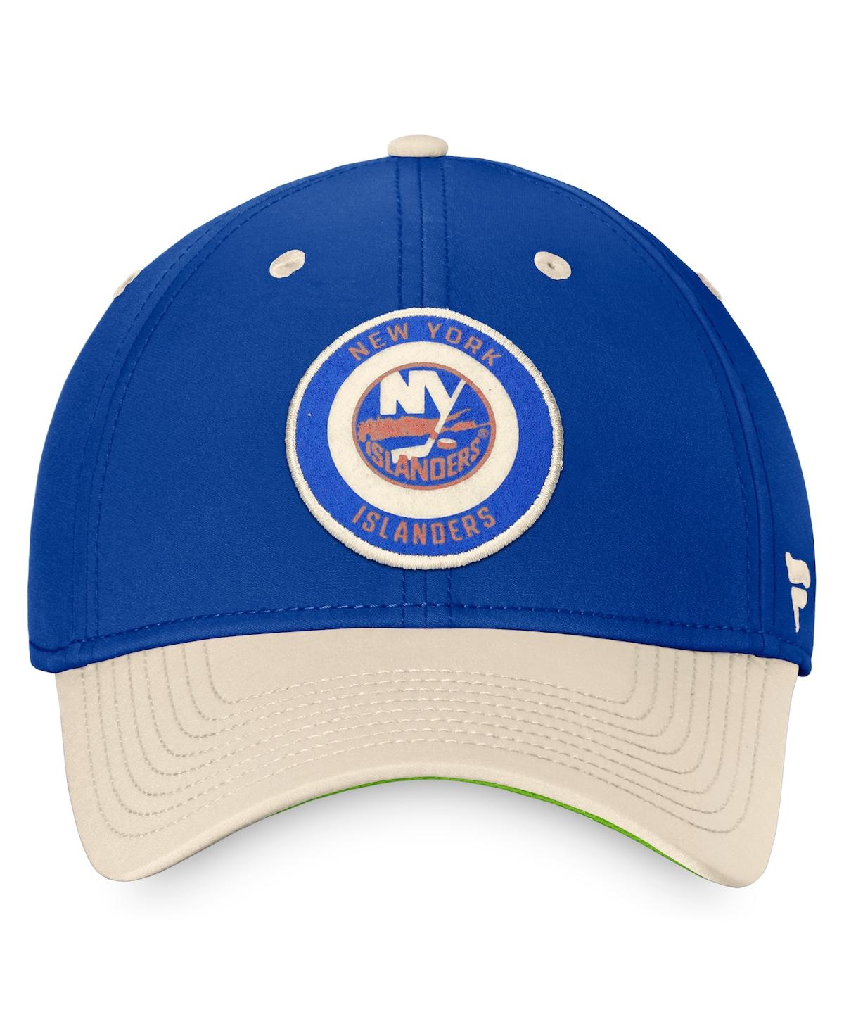 Men's Fanatics Khaki New York Islanders True Classics Retro Flex Hat - Khaki