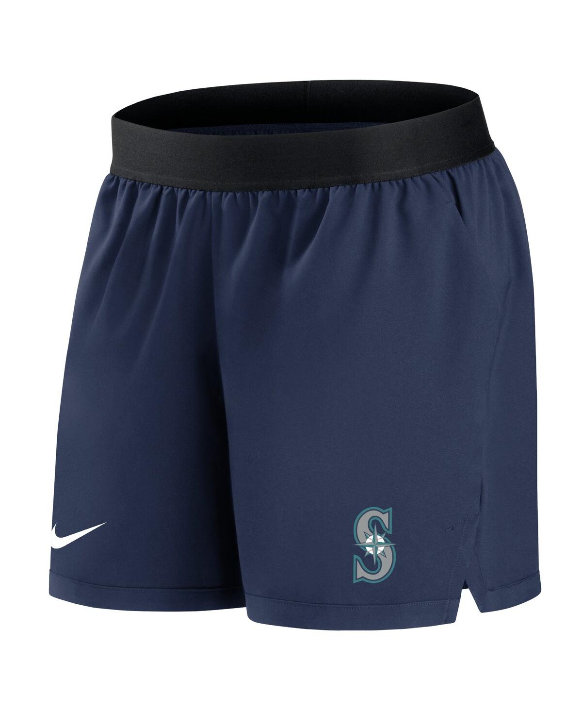 Nike Women's  Navy Seattle Mariners Authentic Collection Team Performance Shorts In Navy
