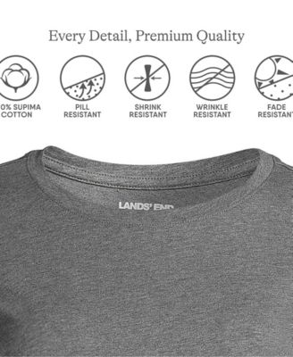 Women's Tall Supima Cotton Long Sleeve Crewneck T-Shirt