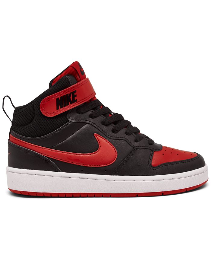 Nike Big Kids Court Borough Mid 2 Casual Sneakers from Finish Line Macy #39 s