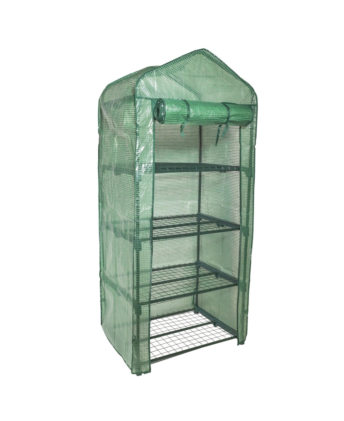 Personal Plastic Indoor Standing Greenhouse For Seed Starting and Propagation, Frost Protection Green, Small, 27 Inches x 19 Inches x