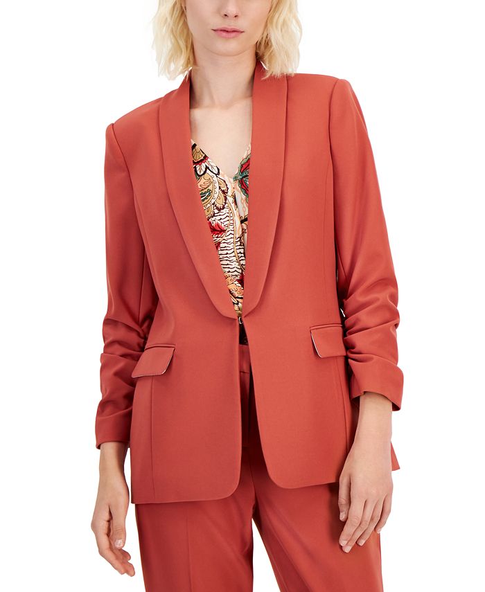 Tahari outlet red blazer