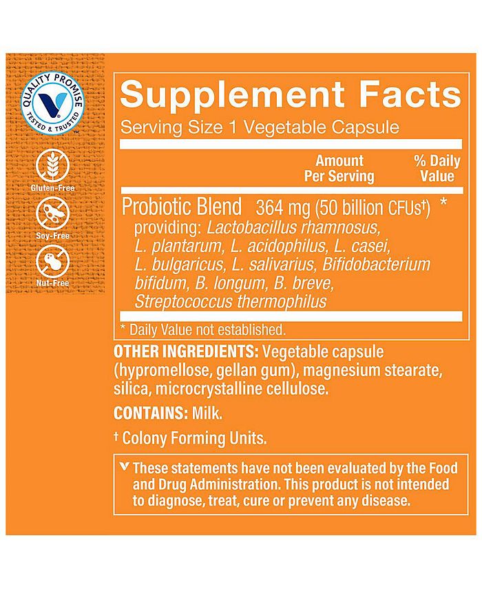 The Vitamin Shoppe Women's Probiotic 50 Billion CFUs Delayed