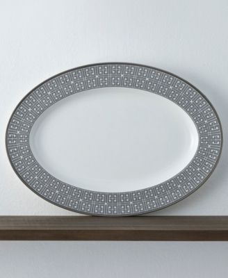 Graphite Oval Platter, 16"