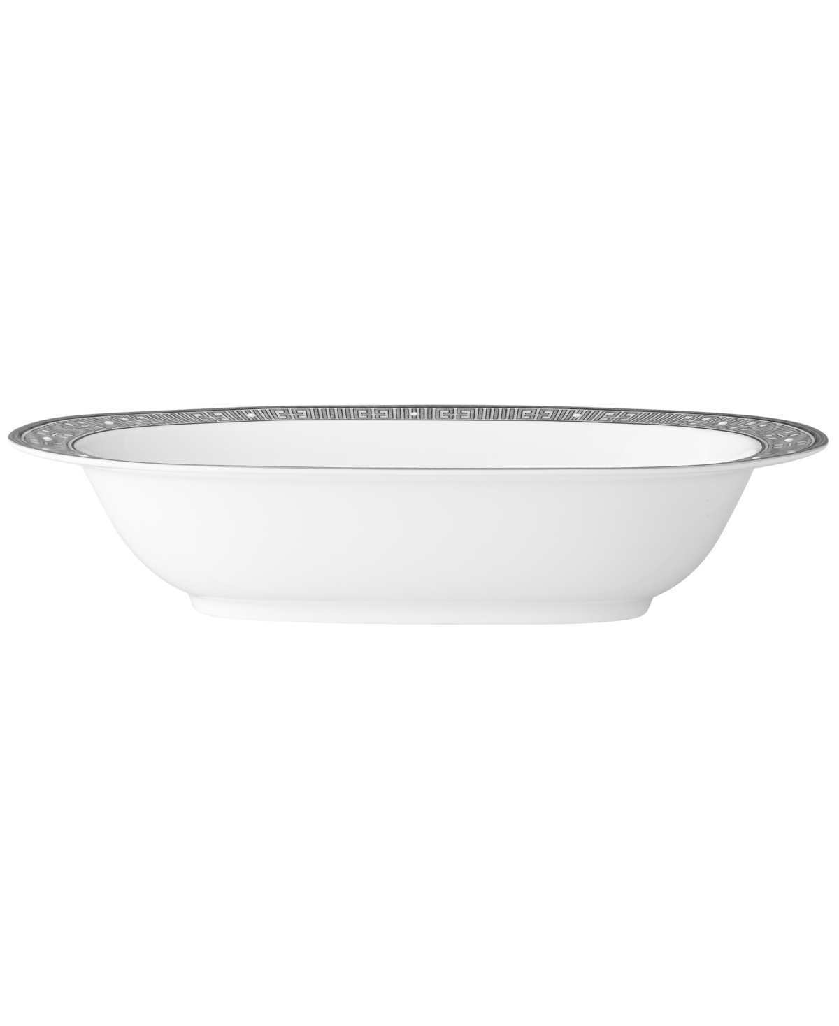 Noritake Infinity Graphite Oval Vegetable Bowl 24 oz In Graphite