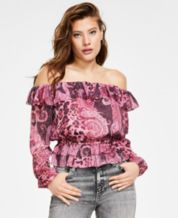 GUESS Blouses For Women - Macy's