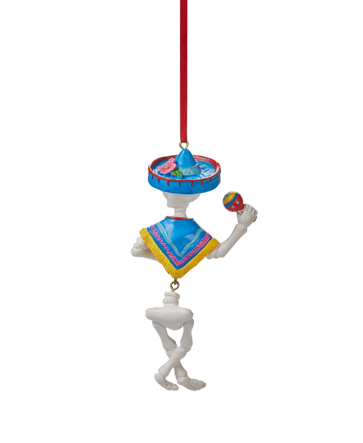 Holiday Lane Day of the Dead Skull Maracas Plater Ornament, Exclusively at Macy's