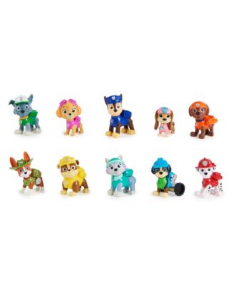 Paw patrol plastic figures hotsell